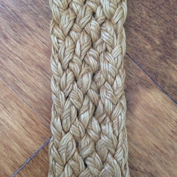 VINTAGE Levi's - Straw & Leather Belt (Black Tab) - Picture 7 of 7